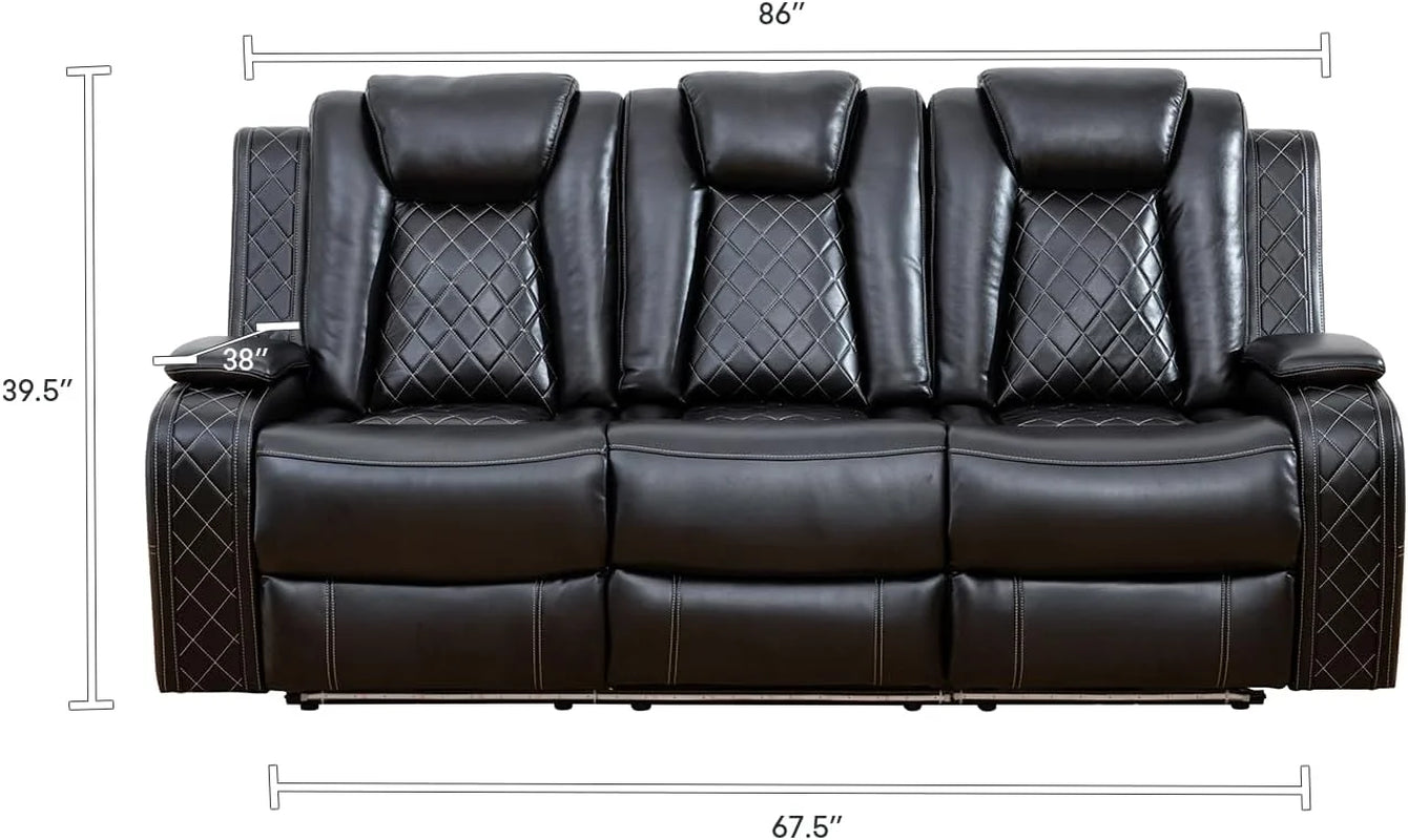 Breathable Leather Power Electric Recliner Chair