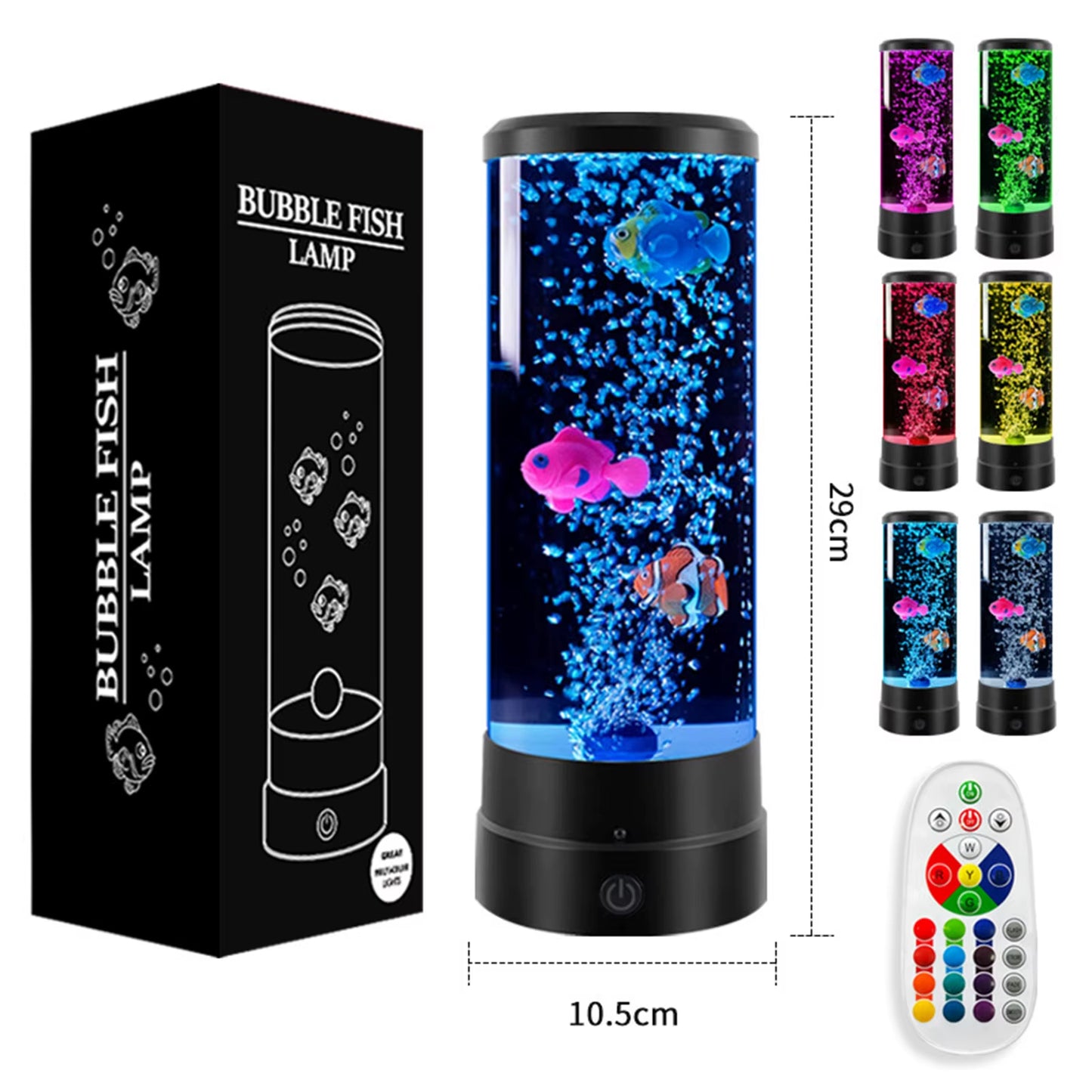 Bubble Fish Lamp Atmosphere Mood Lamp Bedroom Desk Lamp Acrylic Bedside Lamp Carefully Selected Home Decoration Night Light