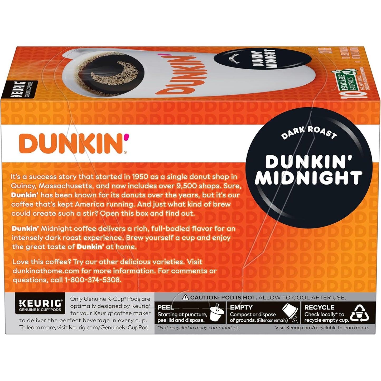Midnight Dark Roast Coffee, 60 Keurig K-Cup Pods