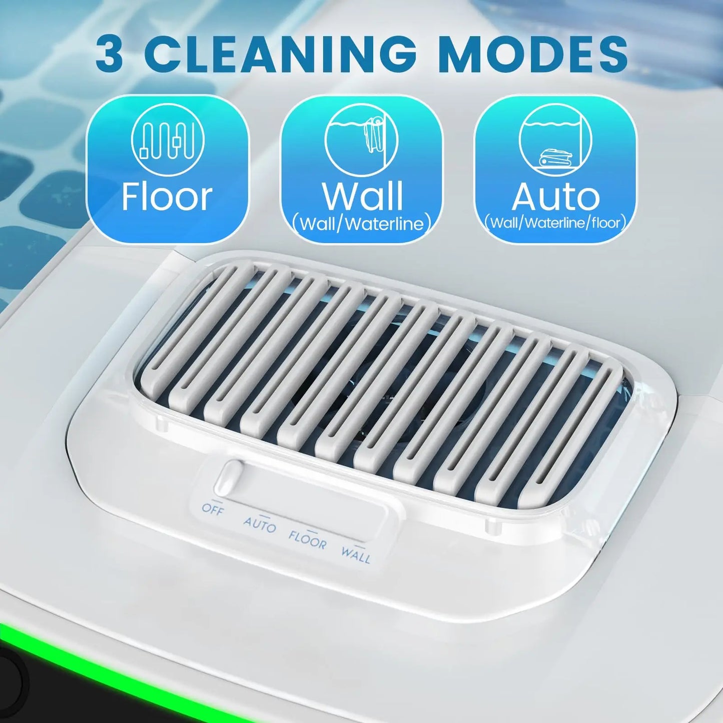 Pool Vacuum for Inground Pools, Smart Navigation Pool Cleaner Robot, Wall Climbing Pool Cleaner,120 Min Run Time