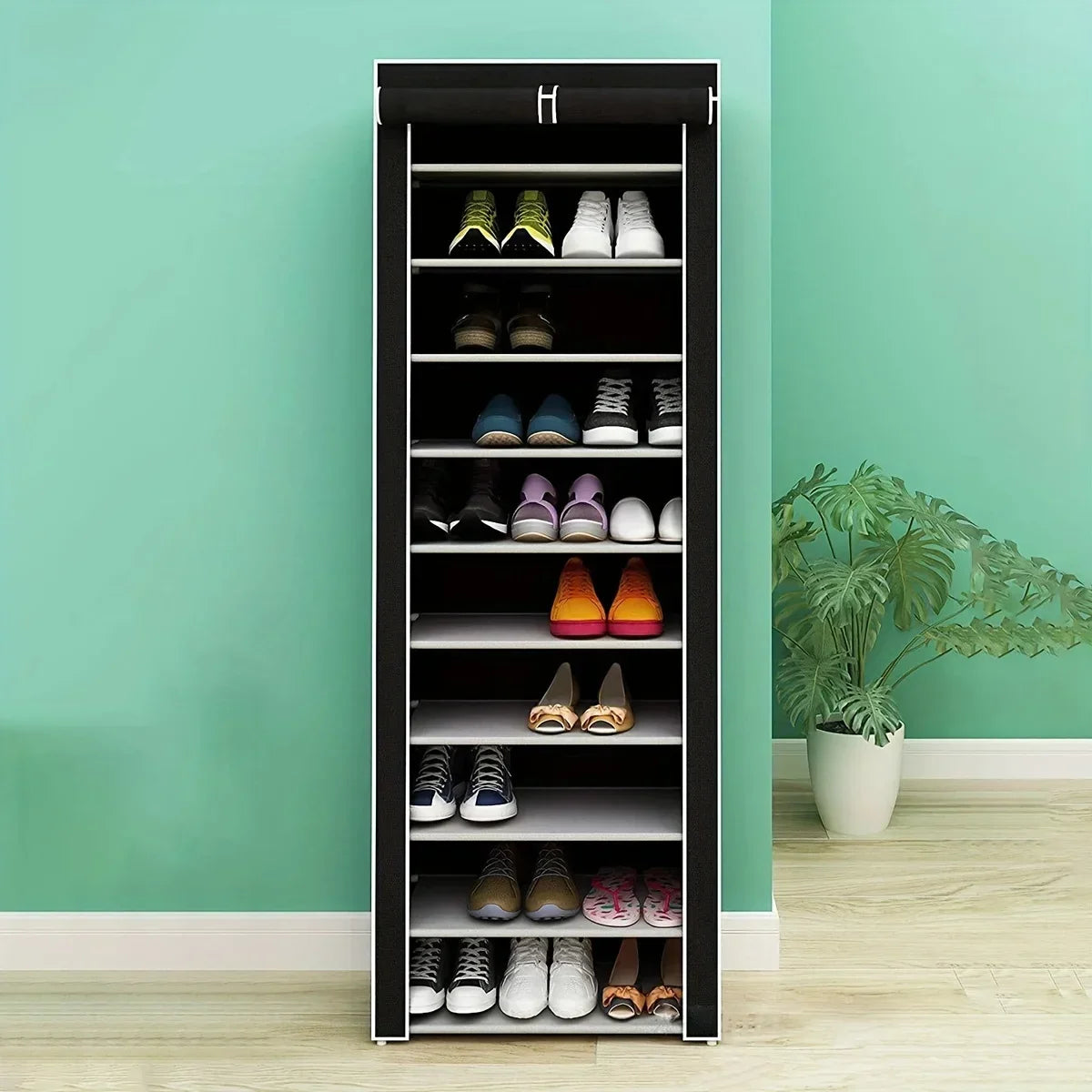 1Pc-Furniture Shoe Cabinet Shoes Racks Storage Large Capacity Home Furniture Simple 10 Layers