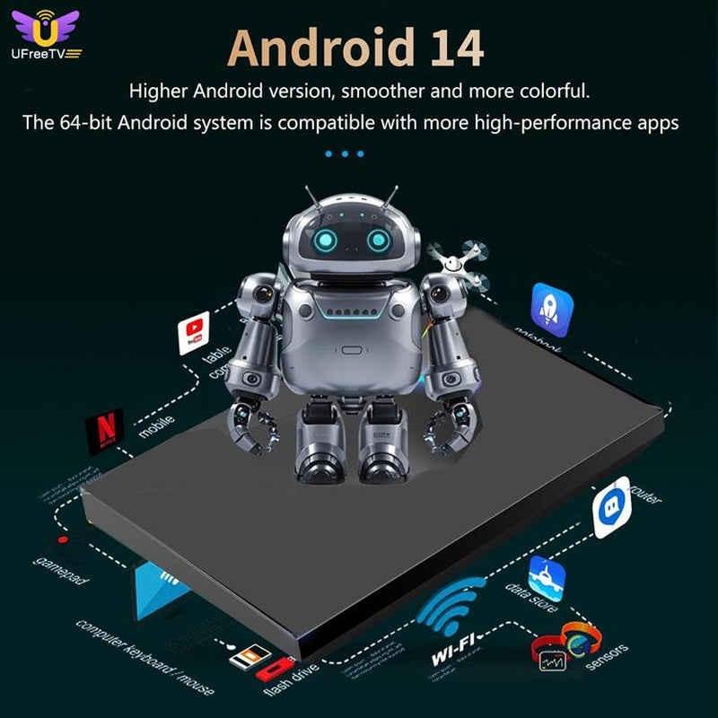【Upgraded Version of Ufree R69 plus Stream Box】2025 New Multi-Functional Smart Audio and Video Dedicated Streaming Equipment