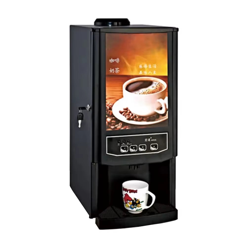 Xeoleo Automatic Coffee Machine 2/3 Tank Commercial Drip Coffee Maker Tabletop Office Juice Tea Coffee Drinks Vending Machine