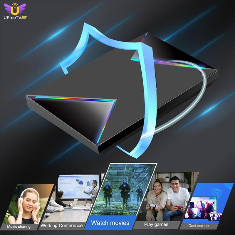 【Upgraded Version of Ufree R69 plus Stream Box】2025 New Multi-Functional Smart Audio and Video Dedicated Streaming Equipment