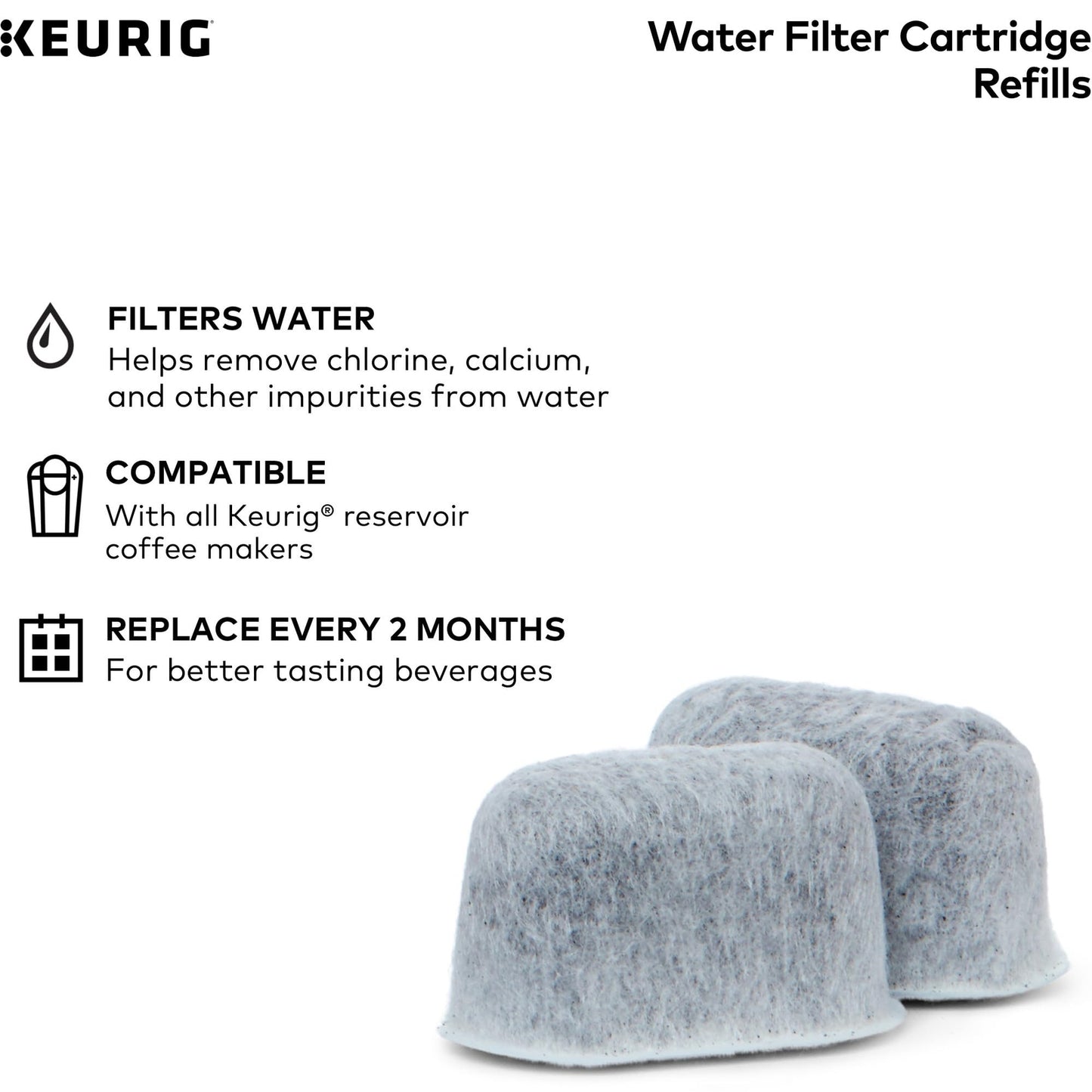 Keurig 3-Month Brewer Maintenance Kit Includes Descaling Solution, Water Filt...