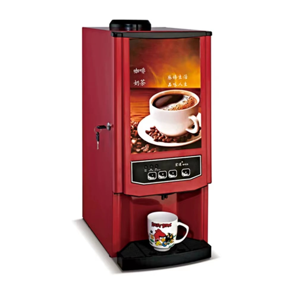 Xeoleo Automatic Coffee Machine 2/3 Tank Commercial Drip Coffee Maker Tabletop Office Juice Tea Coffee Drinks Vending Machine