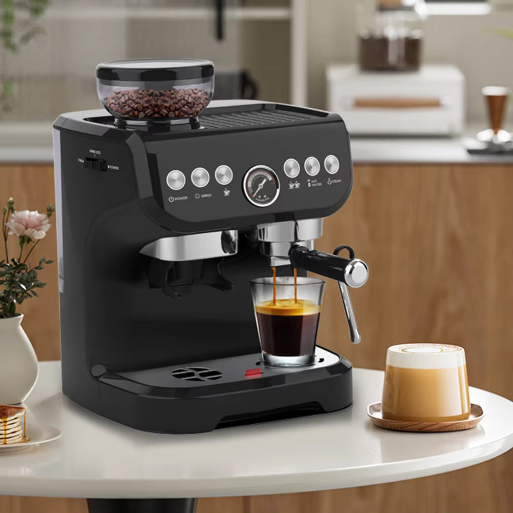 Automatic Coffee Maker Pod Cafetera Turkish 3 in One Espresso Coffee Maker with Milk Frother
