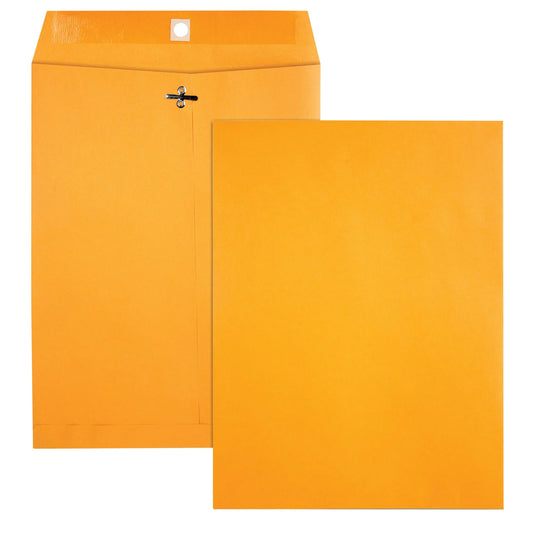 ® Brand Clasp Envelopes, 10" X 13", Brown, Box of 100