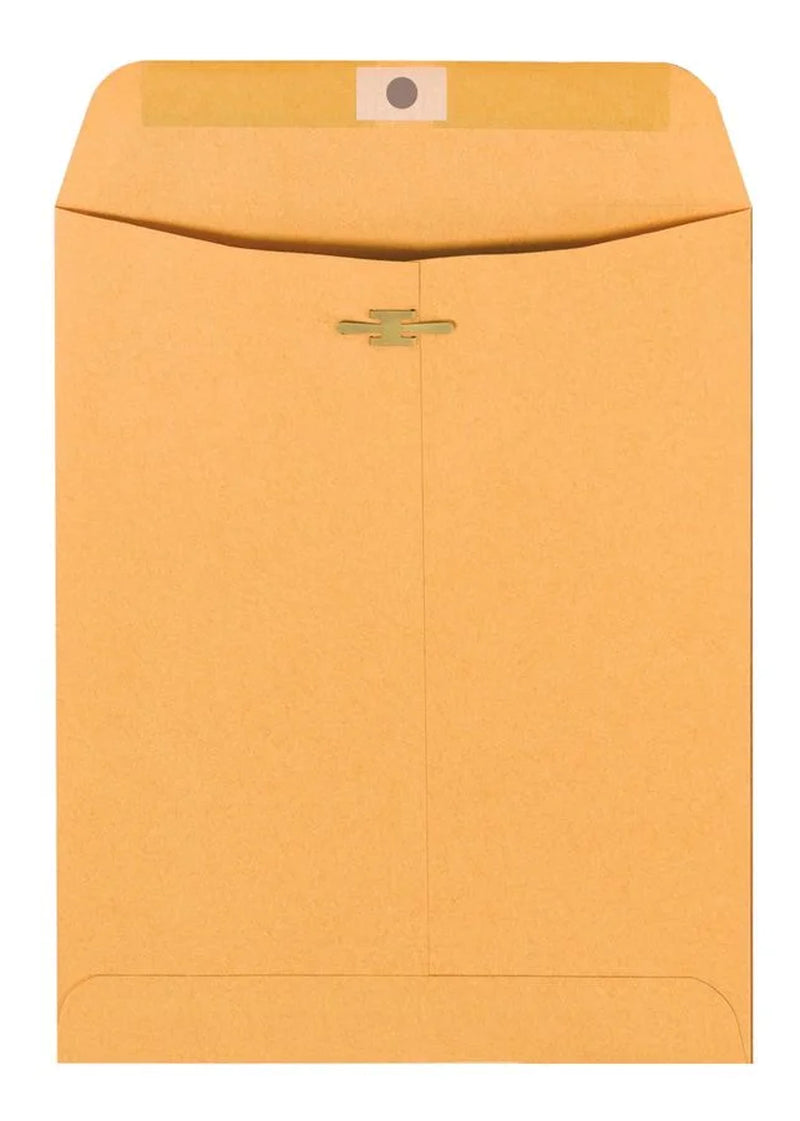 ® Brand Clasp Envelopes, 10" X 13", Brown, Box of 100