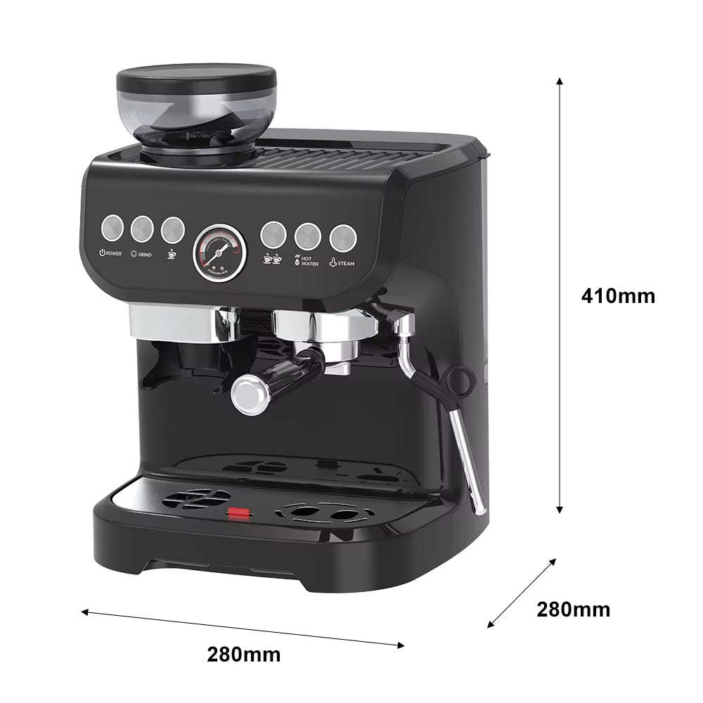 Automatic Coffee Maker Pod Cafetera Turkish 3 in One Espresso Coffee Maker with Milk Frother