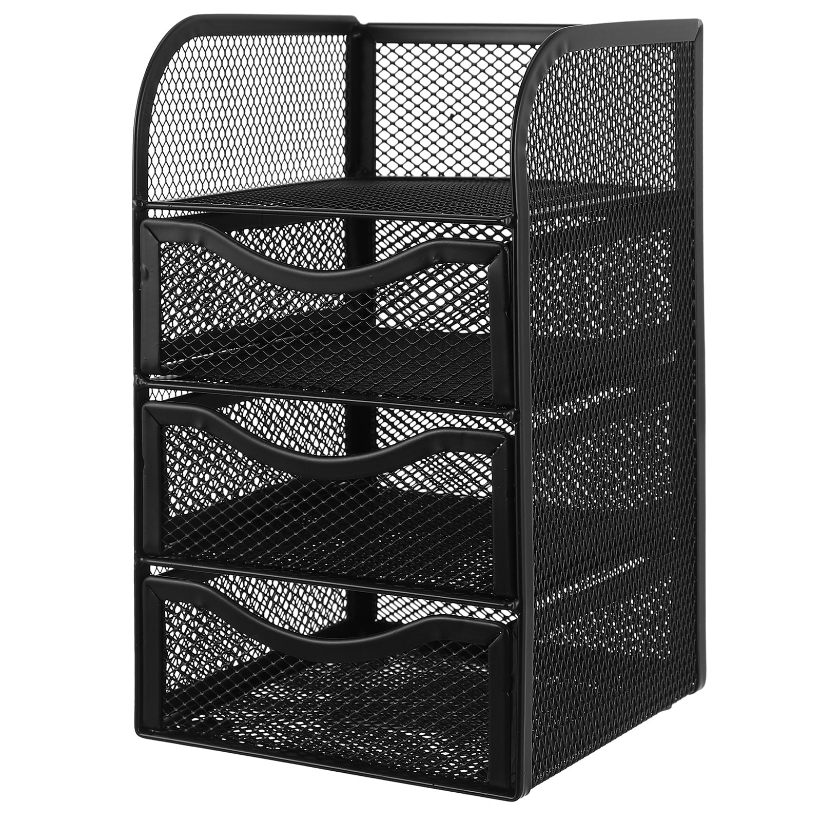 Office Desk Storage Rack Box Organizers Accessories Mesh Desktop Supplies