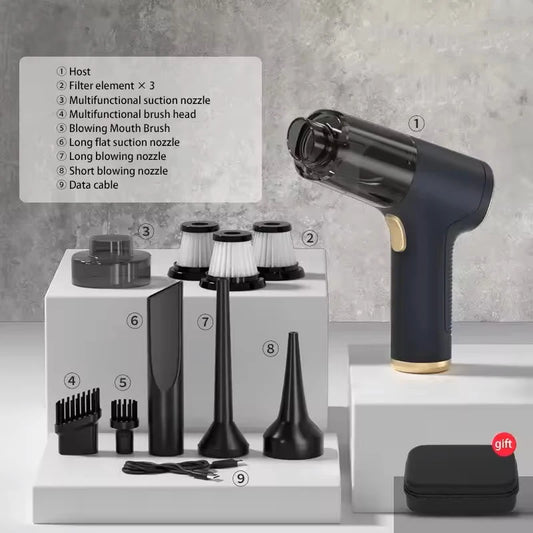 Xiaomi  Car Vacuum Cleaner 9In1 Portable Wireless Car Vacuum Cleaner Handheld Home Car Dual Use Vacuum Cleane